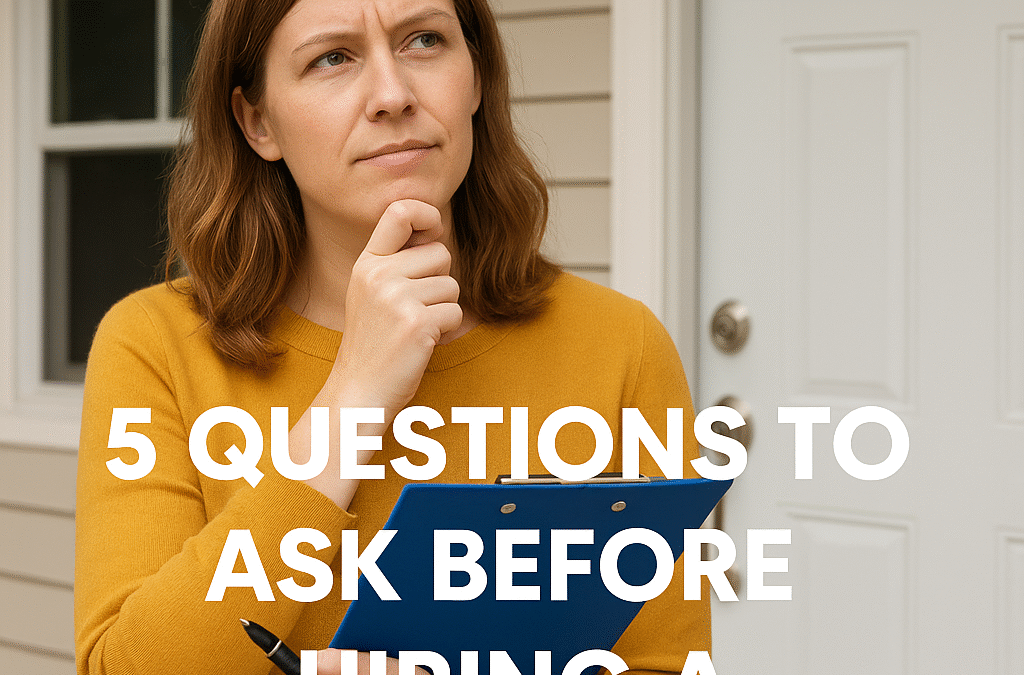 5 Questions to Ask Before Hiring a Locksmith Company